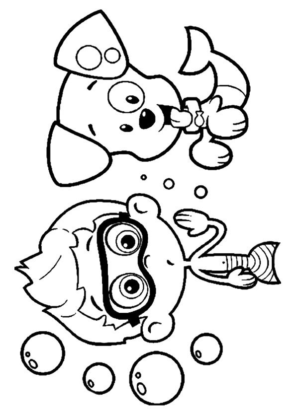 Free Printable Bubble guppies Coloring Pages, Bubble guppies Coloring